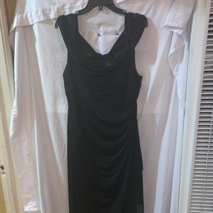 Black ankle length dress